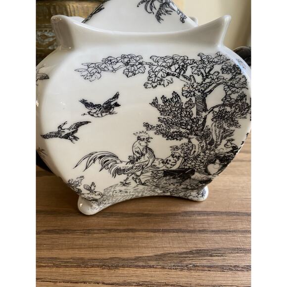 Rare Vintage Early 20th Century Antique Dechang Ceramics Chinese Teapot Rooster - Picture 2 of 7